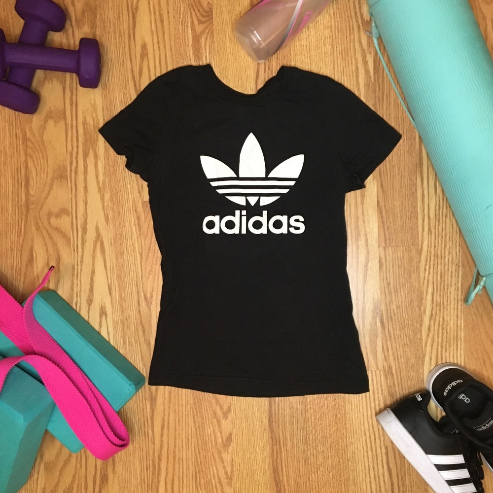 Black Adidas Top Shirt
